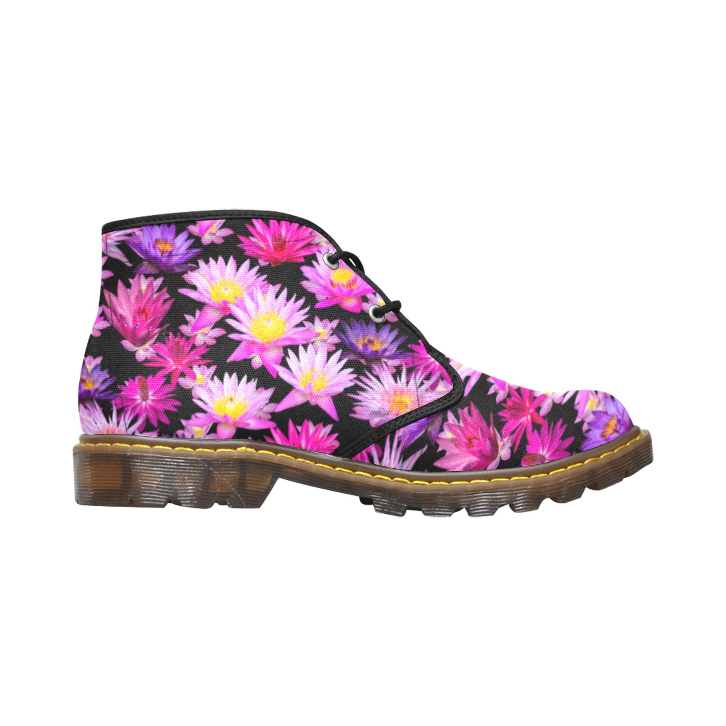 Canvas Ankle Boot - Pink lily