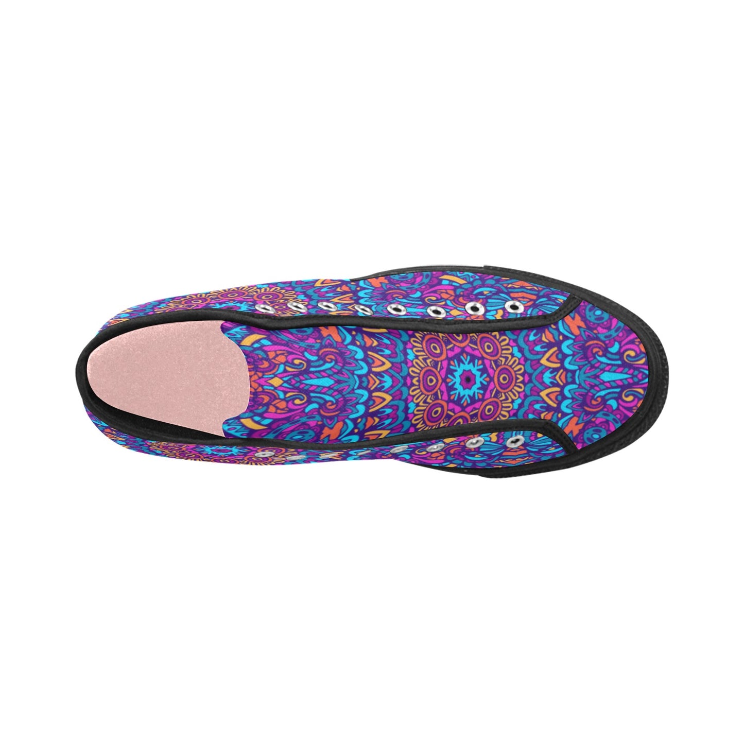 Canvas high top sneaker - Boho style
