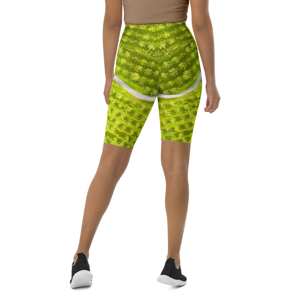 Leggings & womens activewear for fitness, yoga, gym, running in coconut palm design on sale now