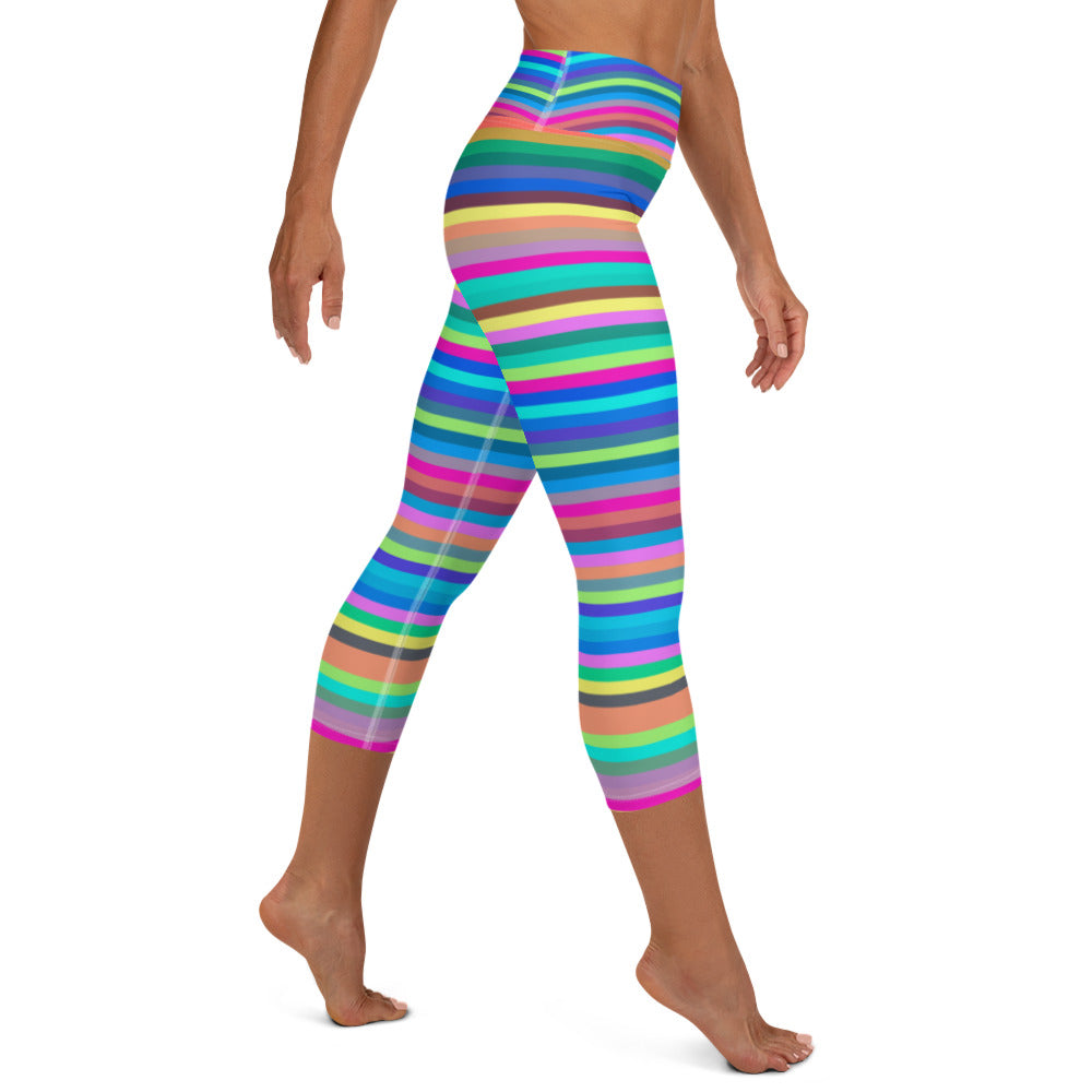 Leggings, activewear tights & yoga pants in colourful stripes