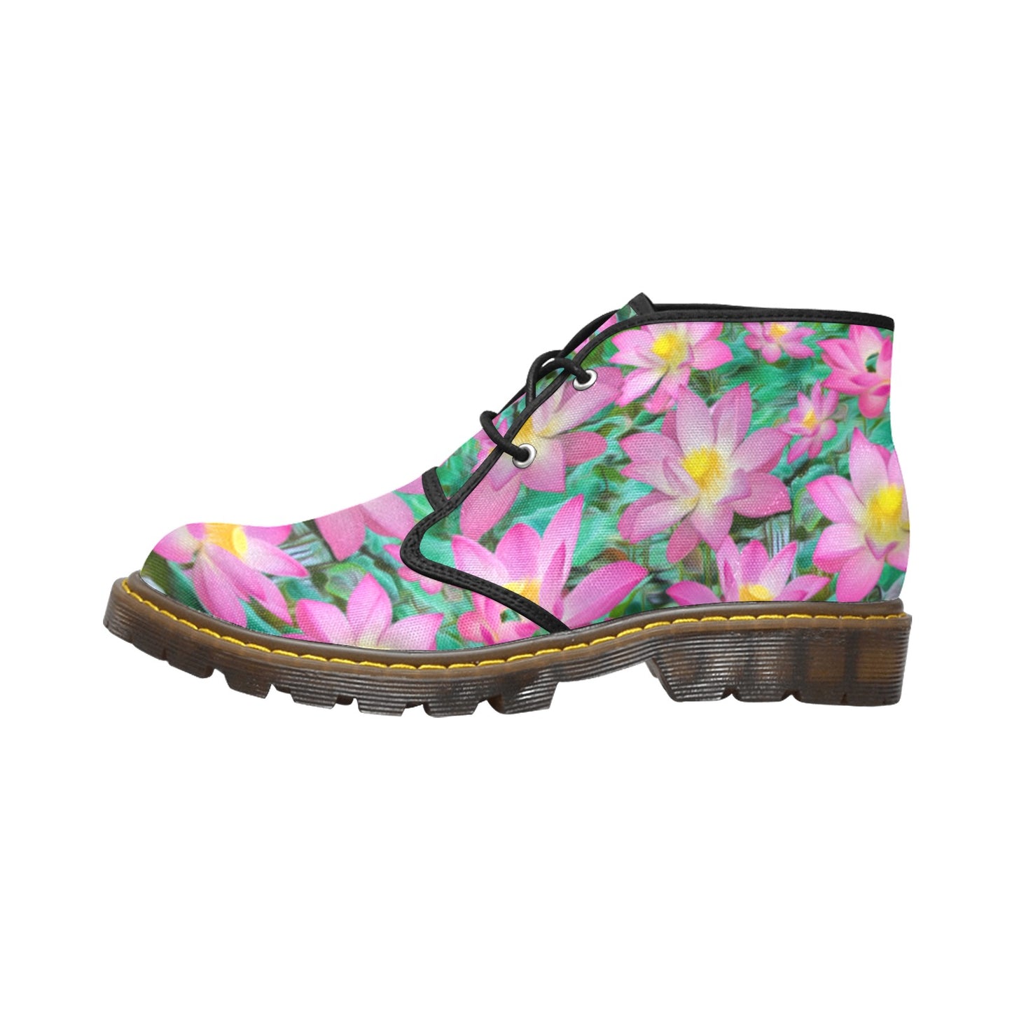 Canvas Ankle Boot - Lily pond