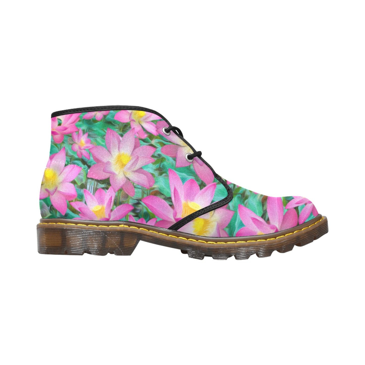 Canvas Ankle Boot - Lily pond