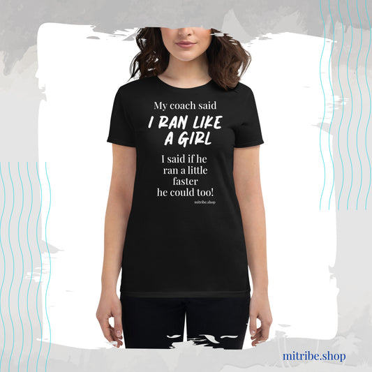 T-shirt Run like a girl