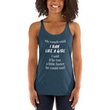 Run like a girl Women's Racerback Singlet