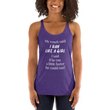 Run like a girl Women's Racerback Singlet