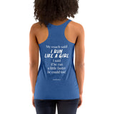 Run like a girl Women's Racerback Singlet