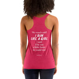 Run like a girl Women's Racerback Singlet