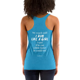 Run like a girl Women's Racerback Singlet