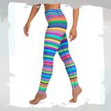 Leggings, activewear tights & yoga pants in colourful stripes