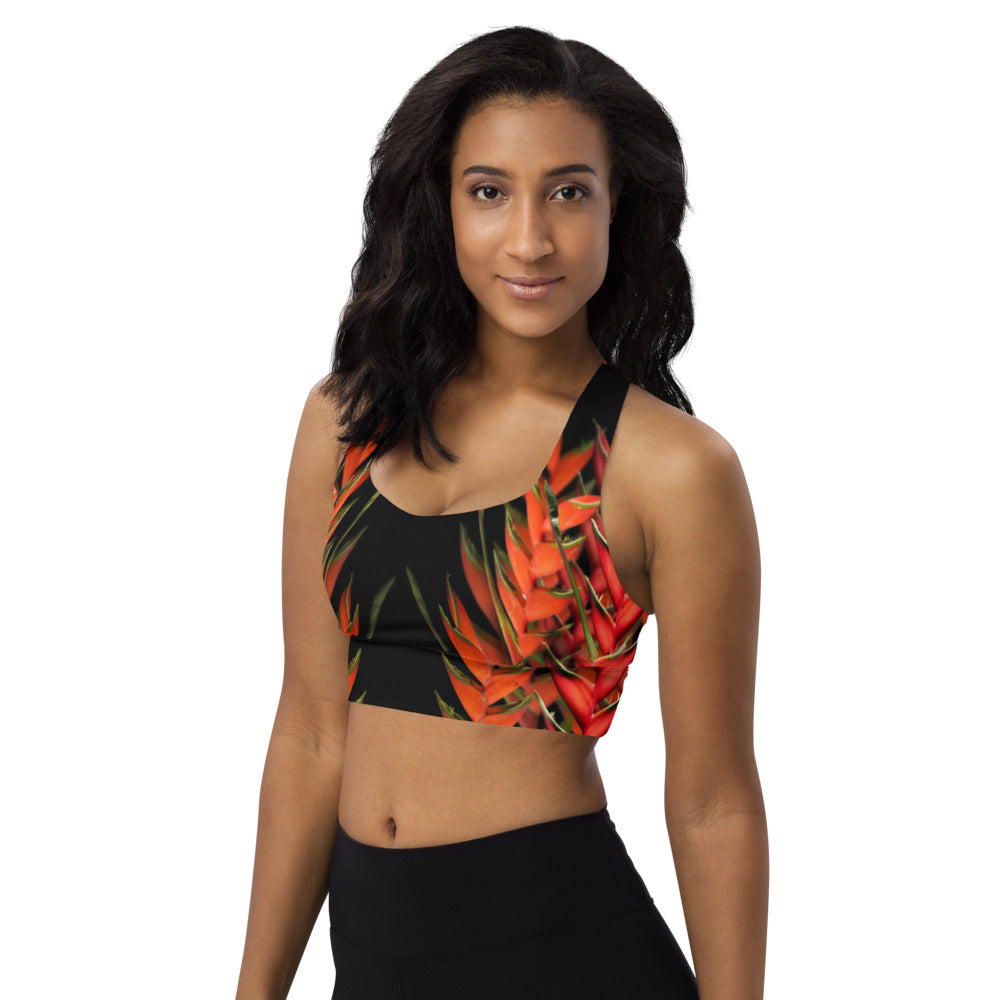 Sports bra crop top, Yoga top, Women's activewear for plus sizes