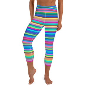 Leggings, activewear tights & yoga pants in colourful stripes