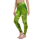 Leggings & womens activewear for fitness, yoga, gym, running in coconut palm design on sale now