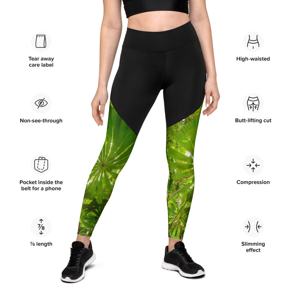 Leggings with compression